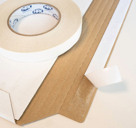 Hpx Products doppelseitiges Papierband weiß 19 mm x 50 m