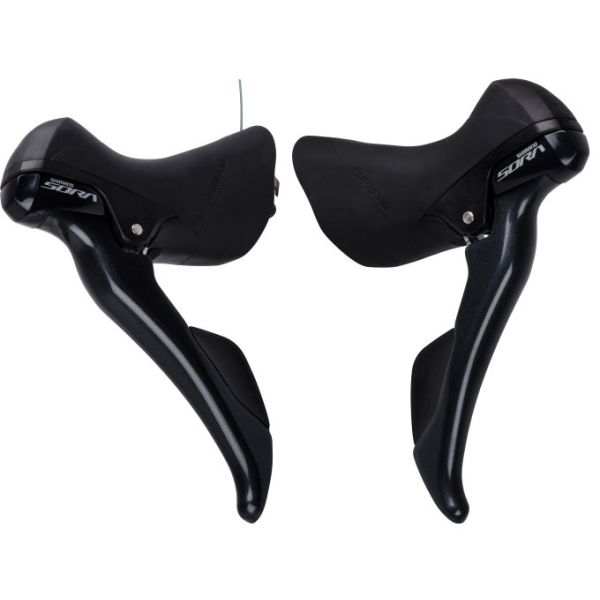 Shimano Einstell-Bremshebel-Set 2 x 9 Gang Sora ST-R3000 – Schwarz