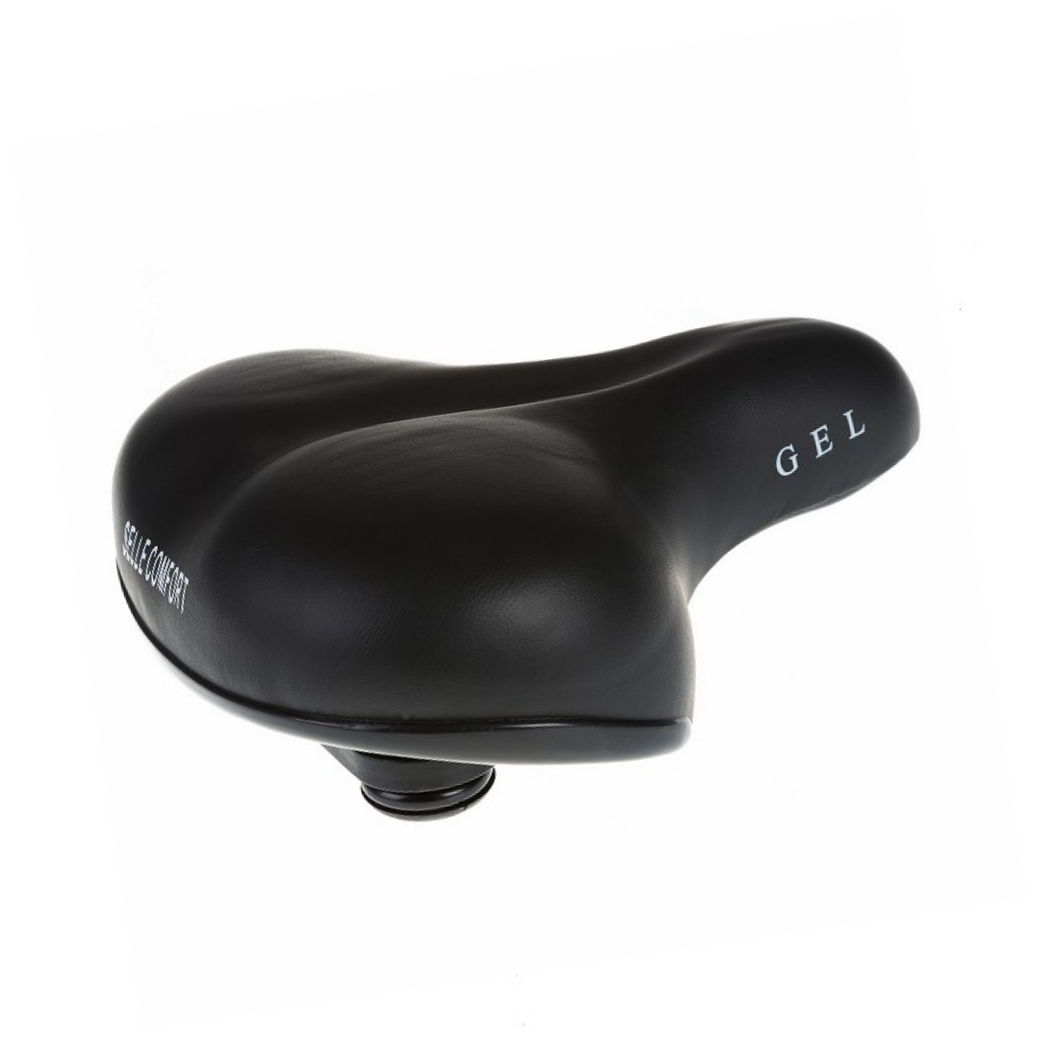 Selle Comfort Gel -Sattel, einschließlich einer Schlinge.
