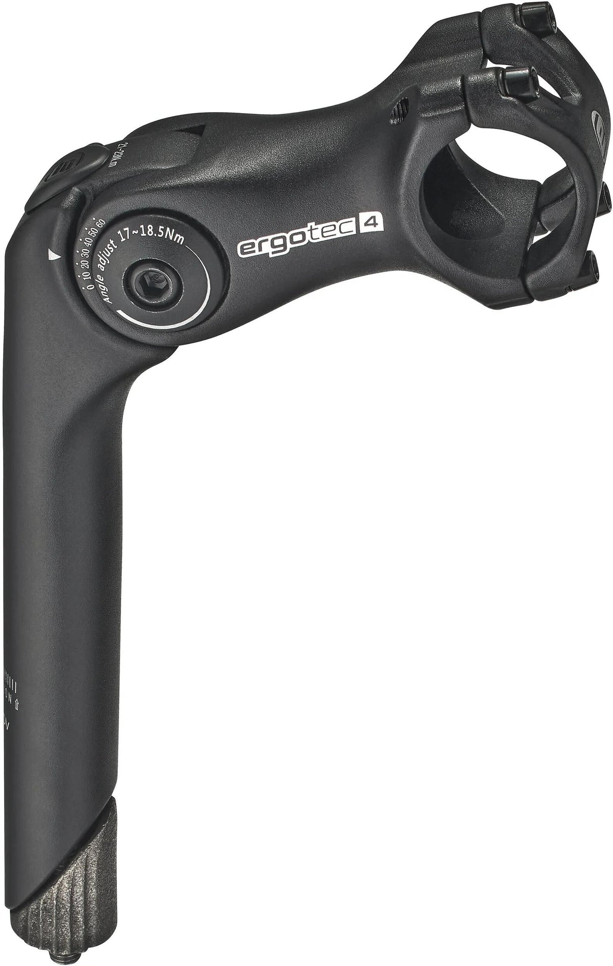 ERGOTEC STEM OCTOPUS 2 Einstellbar 25,4 mm 110 mm mattschwarz