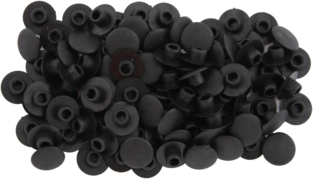 Fix-Nippel-Abdeckkappen-Abdeckstopfen, 6 mm Innensechskant, 100 Stück.