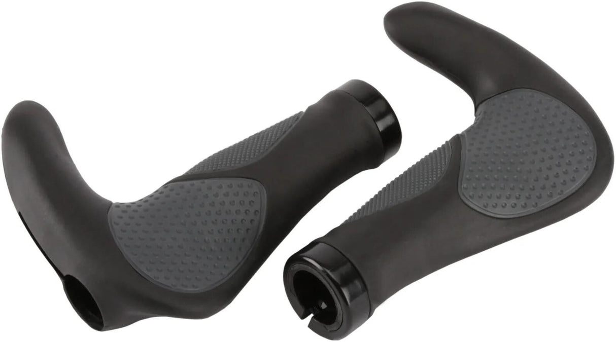 Ergotec Griffe Oslo Bar Ends lang schwarz grau