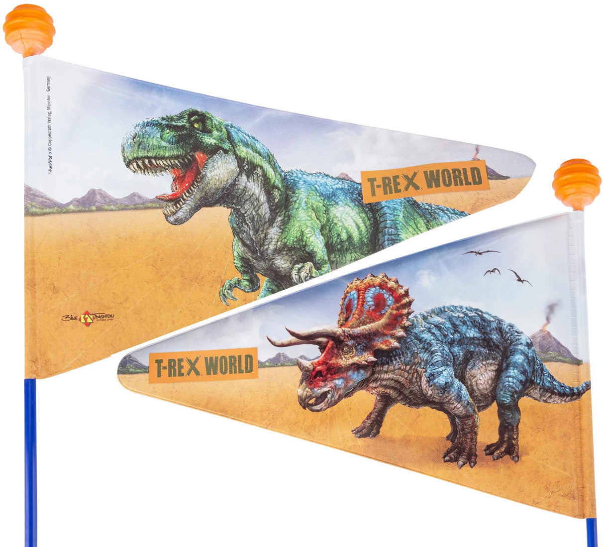 Fahrradmode Sicherheitsflagge Sicherheitsflagge T-Rex-Welt