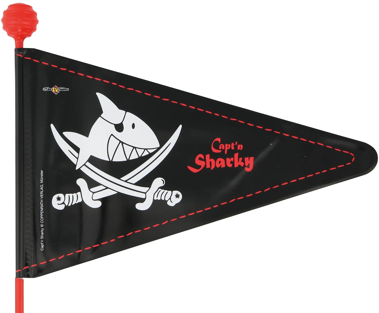 Bike Fashion Sicherheitsfahne Sicherheitsfahne 2-geteilt Caept´n Sharky