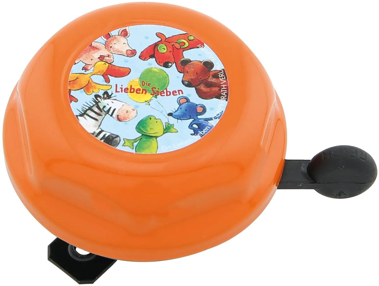 Bike Fashion Kinderfahrradklingel Klingel die lieben sieben orange