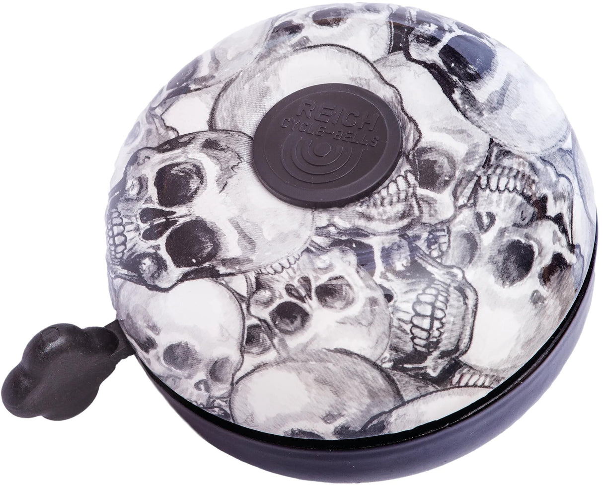 Reich Fahrradklingel Ding-Dong Glocke Ding-Dong Totenkopf