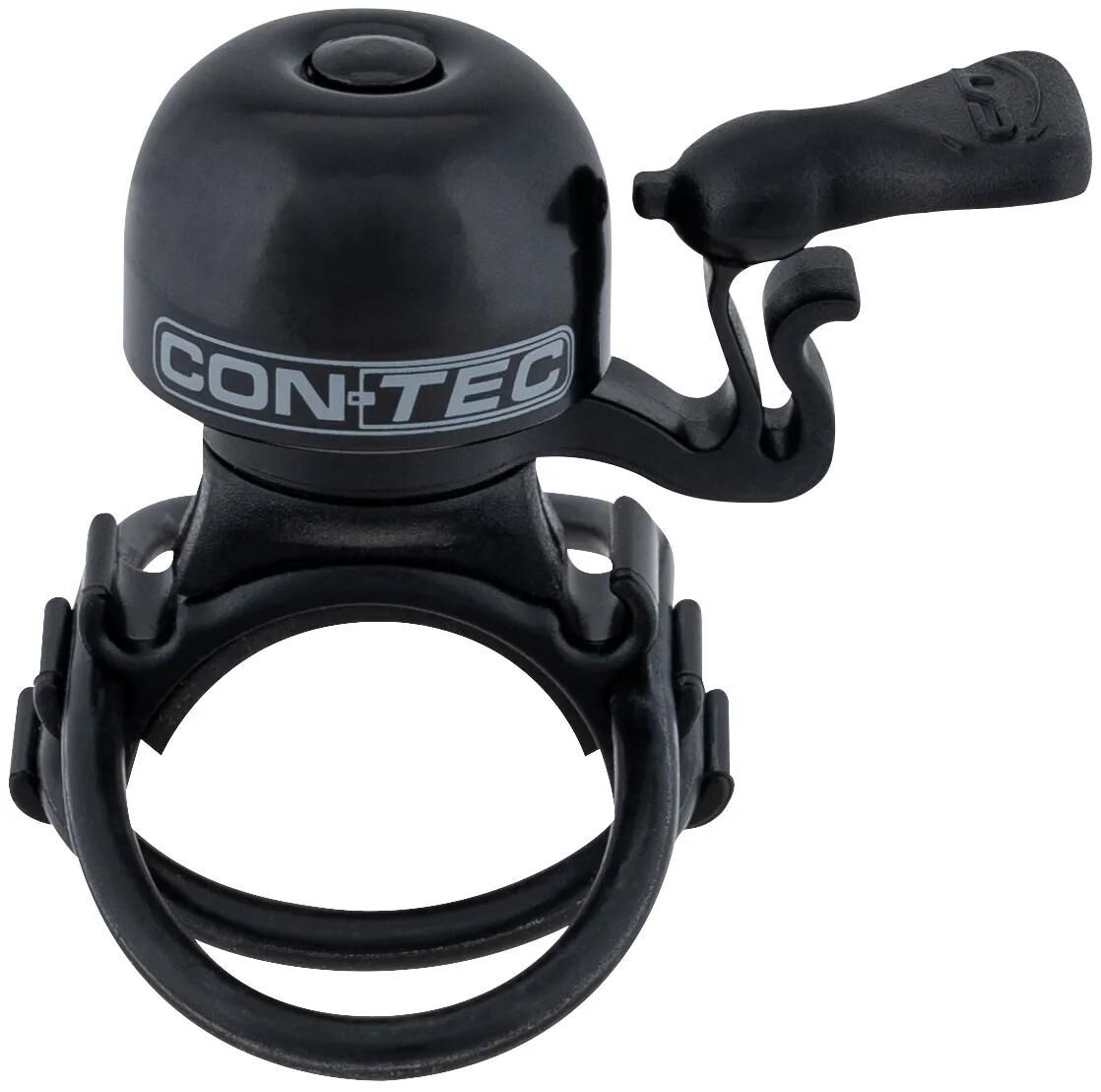 Contec Mini Fahrradklingel Mini Bing CT Glocke Mini Bing Schwarz Grau