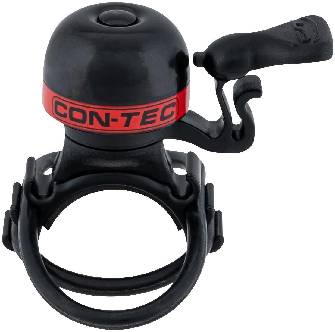 Contec Mini Fahrradklingel Mini Bing CT Glocke Mini Bing Schwarz Rot