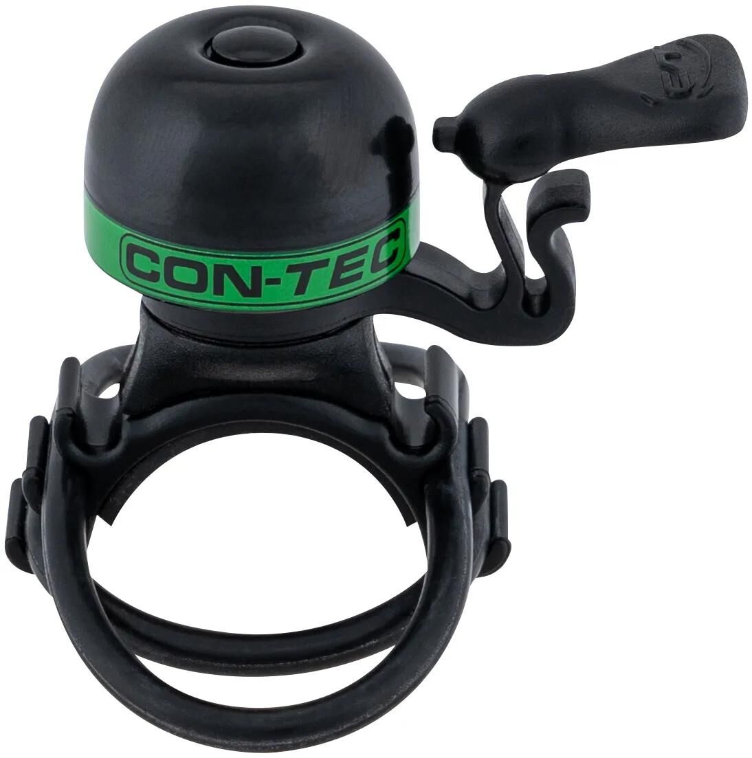 Contec Mini Fahrradklingel Mini Bing CT Glocke Mini Bing Schwarz Grün
