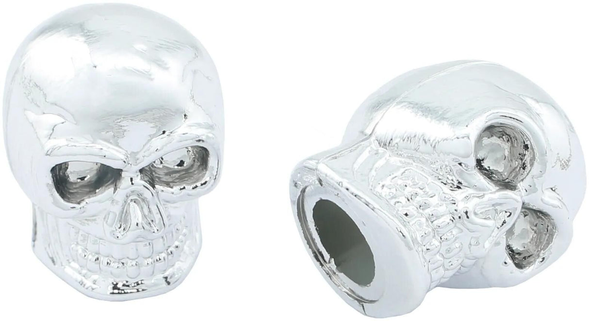 Contec Ventilkappe Valve.Caps CT Ventilkappen Totenkopf Chrom