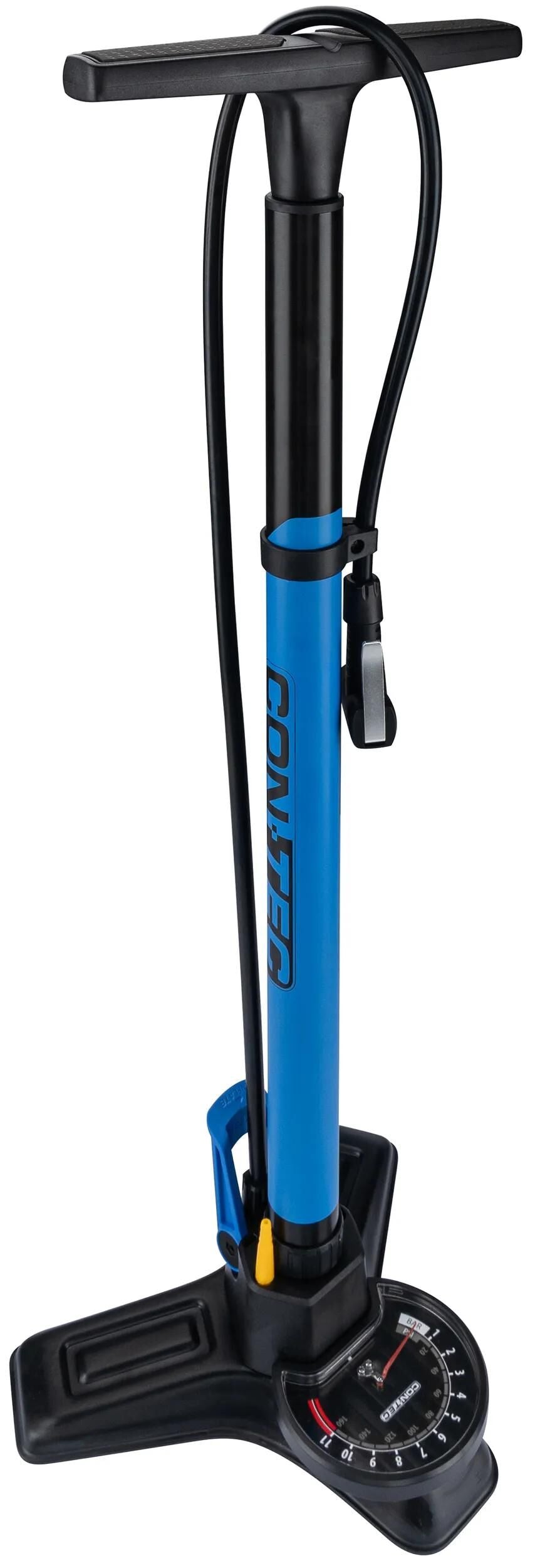 Contec Hochdruck-Handpumpe zur Luftunterstützung. ct Handkompressoren Luftunterstützung Boost Schwarz Blau