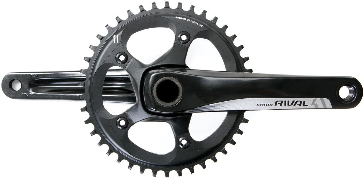 Sram Kurbelgarnitur Rival 1 Kurbelgarnitur Rival 1 GXP 42 Z. 172,5 mm schwarz