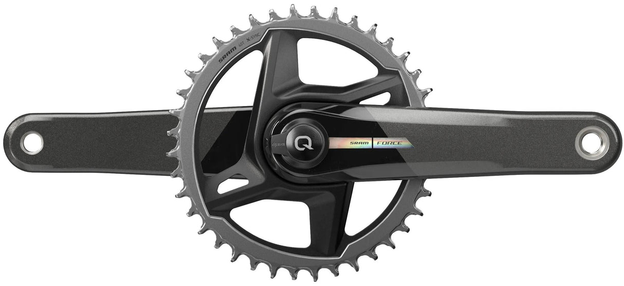 Sram Kurbelgarnitur Leistungsmesser Force 1 Achsen Kurbelgarnitur Leistungsmesser Kraft 1 Achsen 172,5 mm 40 Zähne