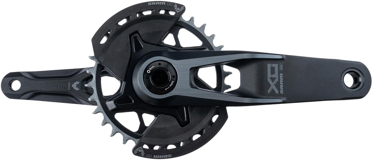 Sram Kurbelgarnitur Leistungsmesser X0 Eagle Axs Getriebe Kurbelgarnitur PM X0 Eagle Axs Tr. 165mm