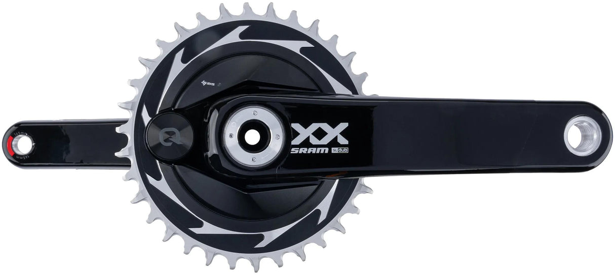 Sram Kurbelgarnitur Leistungsmesser XX SL Eagle Axs Getriebekurbelgarnitur PM XX SL Eagle Axs Trans.165 mm 34 Zähne