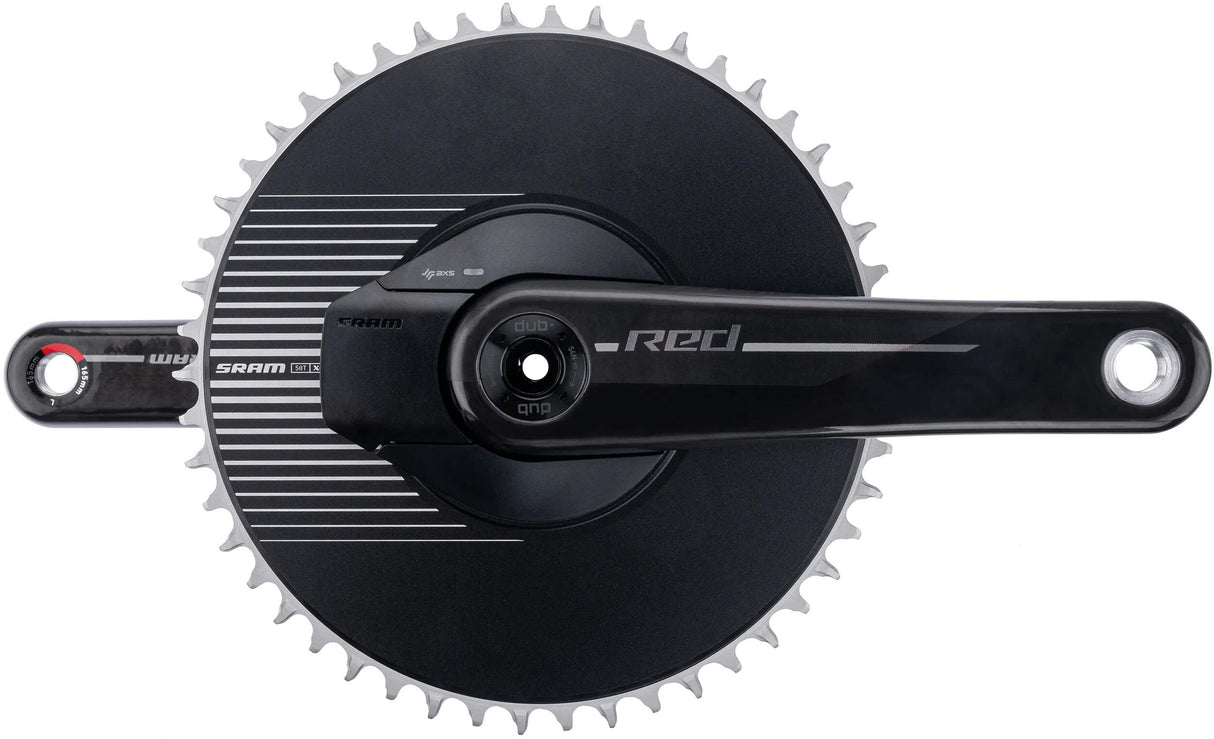 Sram Kurbelgarnitur Leistungsmesser rot 1 Achsen E1 Kurbelgarnitur PM rot 1 Achsen E1 165 mm