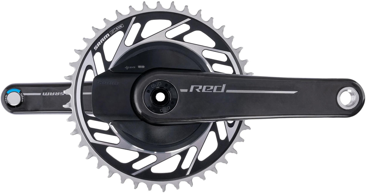 Sram Kurbelgarnitur Leistungsmesser rot 1 xplr Achsen E1 Kurbelgarnitur PM rot 1 xplr Achsen E1 42t 160mm