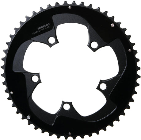 Sram Kettenblatt Road Doppelkettenblatt Roaddoub. 52t Aluminium f. rot schwarz