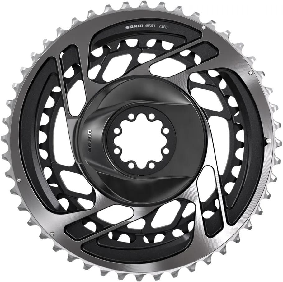 Sram Kettenblatt rote Achsen Kettenblatt rote Achsen 33 46t. Aluminium polargrau