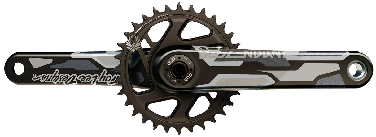 Truvativ Kurbelgarnitur Nachkomme Troy Lee Design Eagle Kurbelgarnitur truv.desc.troy lee des.eagle 165mm bl.