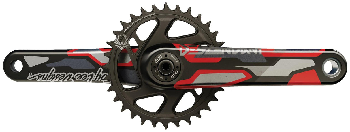 Truvativ Kurbelgarnitur Nachkomme Troy Lee Design Eagle dh Kurbelgarnitur truv.desc.troy lee de.eagle dh dub73 32t