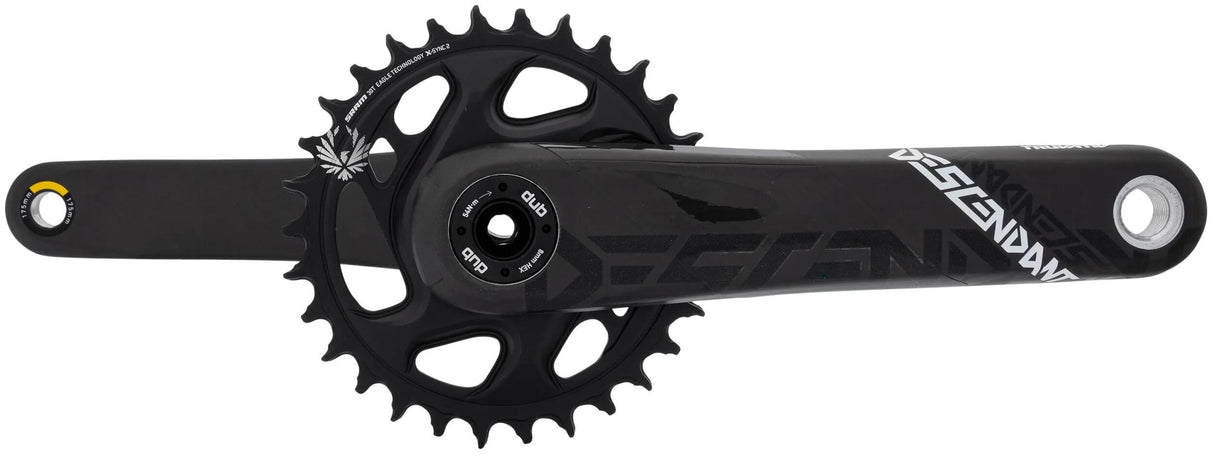 Truvativ Kurbelgarnitur Descent Carbon Eagle Kurbelgarnitur Descent. Carbon Eagle 30t 175mm