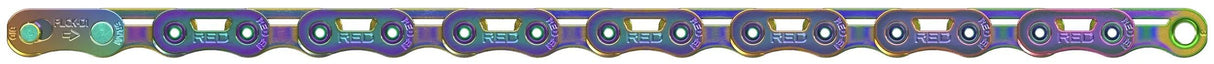Sram Kette rot E1 Kette rot E1 114 Glieder Regenbogen
