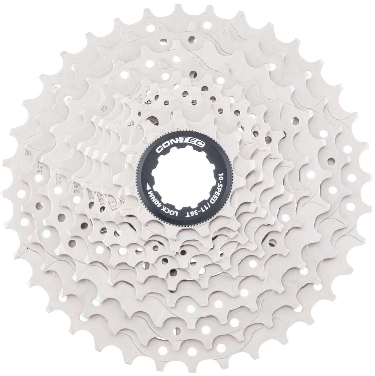 Contec Grad-Kassettenritzel CT-Kassette Grad 11-36t 10sp sil. schwarz