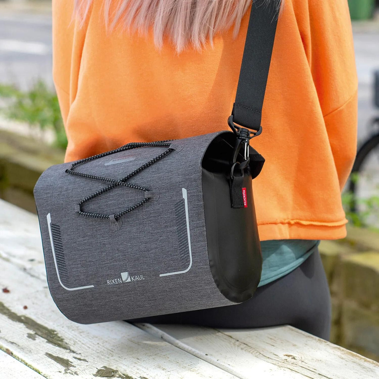 Rixen Kaul Lenkertasche Baggy wasserdichte Lenkertasche R K Baggy Water PR.Grau