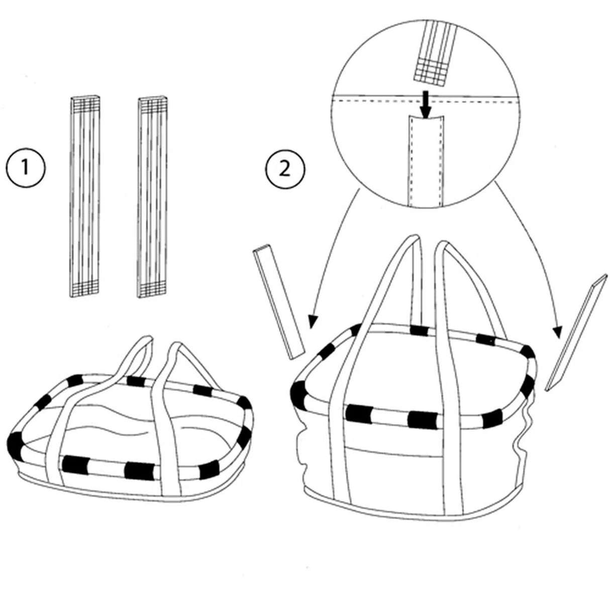 Klickfix Rixen Kaul Shopper Bag Bikebasket Einkaufstasche R K Bikebasket Schwarz