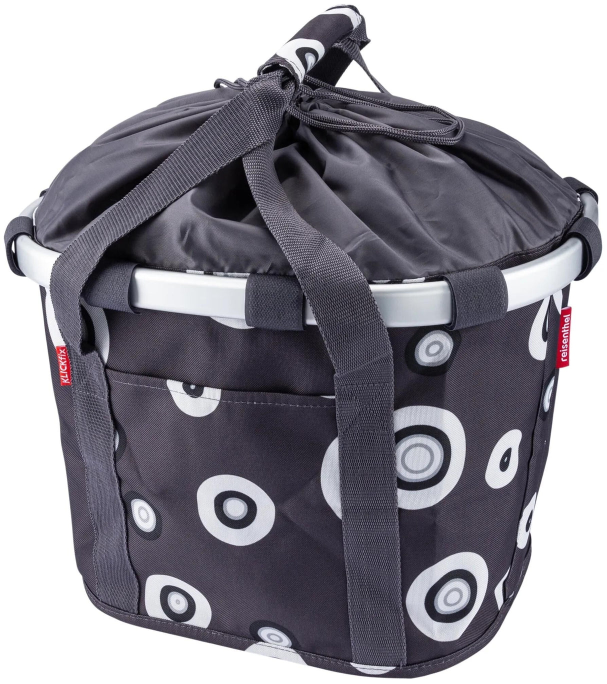 Rixen Kaul Shopper Bag Bikebasket Einkaufstasche R K Bikebasket Bubbles anthr.