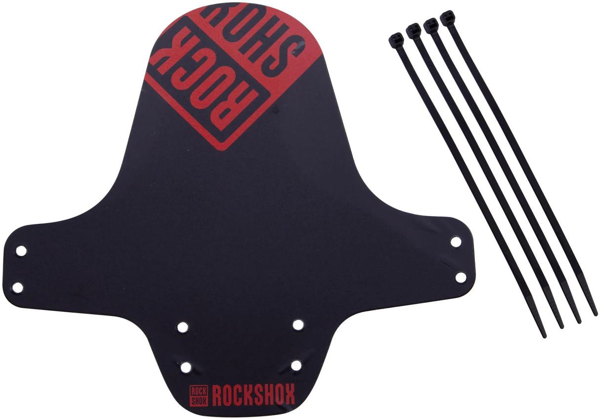 RockShox Schmutzfänger, Vorderrad-Kotflügel, Clip-on-Kotflügel RS, schwarz, feuerrot
