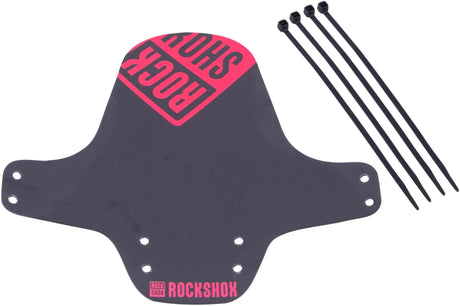 RockShox Schmutzfänger, Vorderrad-Kotflügel, Clip-on-Kotflügel RS, schwarz, neonpink