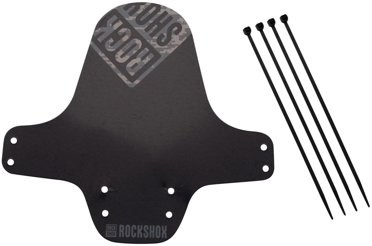 Rockshox Schmutzfänger, Vorderrad-Kotflügel, Clip-on-Kotflügel, RS, schwarz. Tarngrün graben.