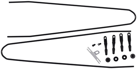 Contec Kotflügelstreben Montageset Splash Protect DLX CT Strut Set f. Spritzschutz dlx 36mm schwarz