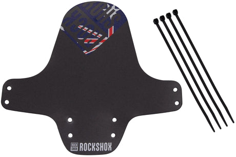 RockShox Schmutzfänger, Vorderrad-Kotflügel, Clip-on-Kotflügel RS, schwarz, Australien-Flagge