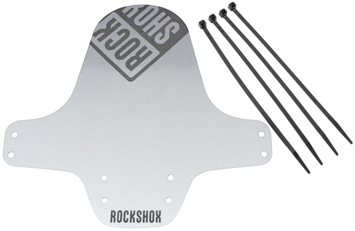 Rockshox Schmutzfänger, Vorderrad-Kotflügel, Clip-on-Kotflügel, RS, schwarz. sil.weiß gr. bl.logo