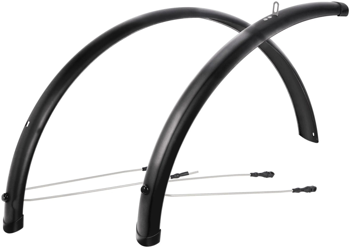 Contec Kotflügelset Spritzschutz CT Kotflügel Spritzschutz 24 54mm schwarz glänzend