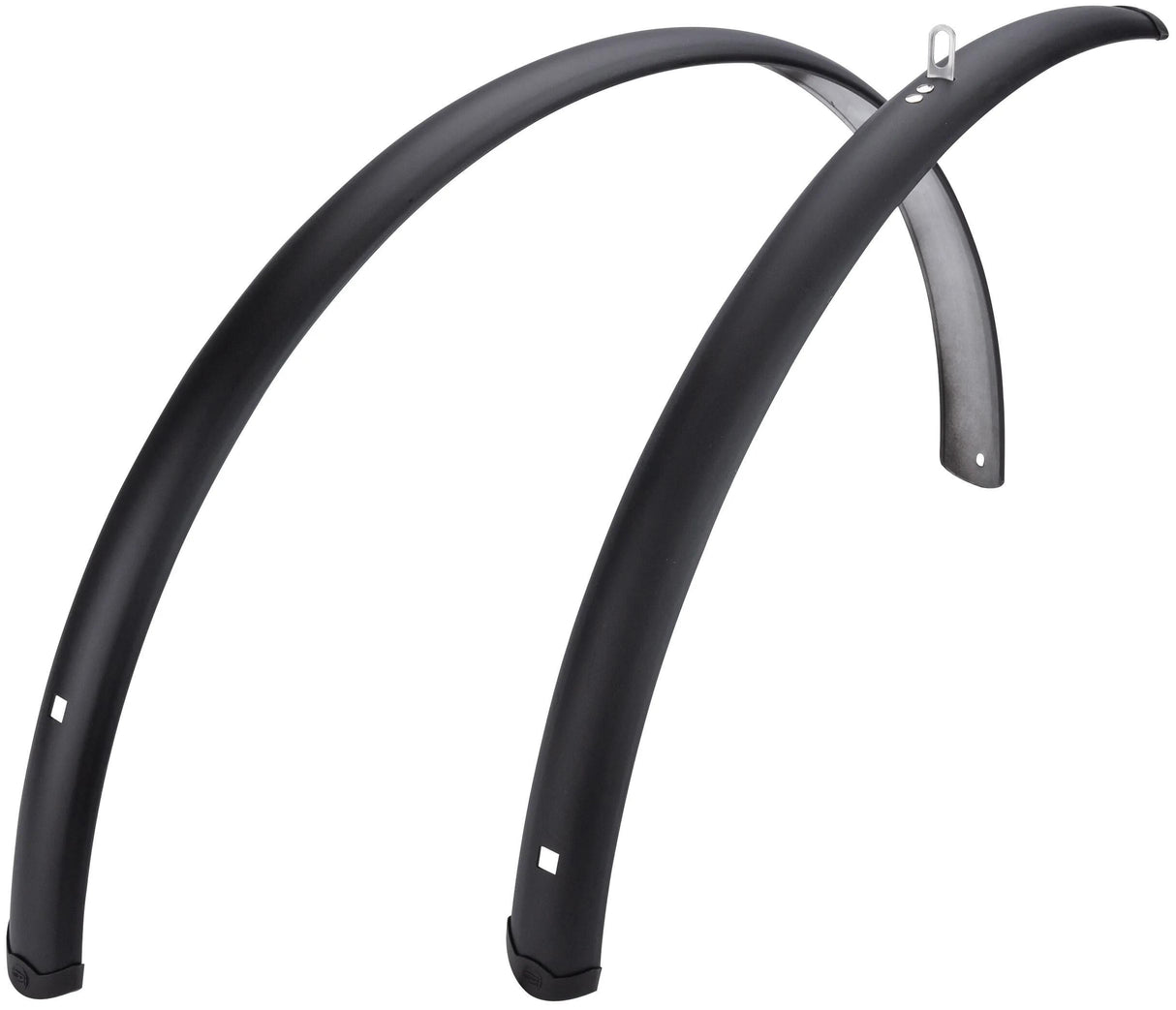 Contec Kotflügelset Spritzschutz CT Kotflügel Spritzschutz 28 45mm schwarz matt