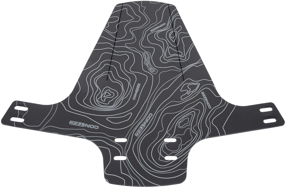 Contec Mud Flap Shield CT Spritzschutz Schild Linien: Schwarz Grau