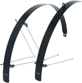 Contec Kotflügelset Flachkotflügel CT Kotflügelset Flachkotflügel 28 42mm Alu schwarz