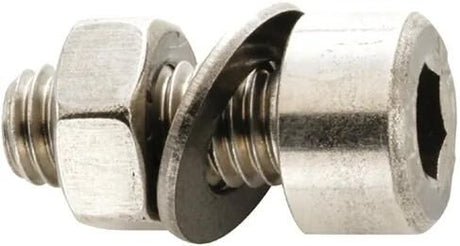 Befestigungsnippel mit Innensechskantschraube Edelstahl M5x16
