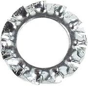 Fix-Nippel, gezahnter Ring, gezahnte Unterlegscheibe, Fix-Nippel. m6 Zink