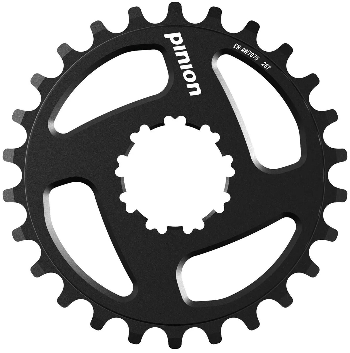 Ritzel Kettenblatt Alu, 26 Zähne, schwarz