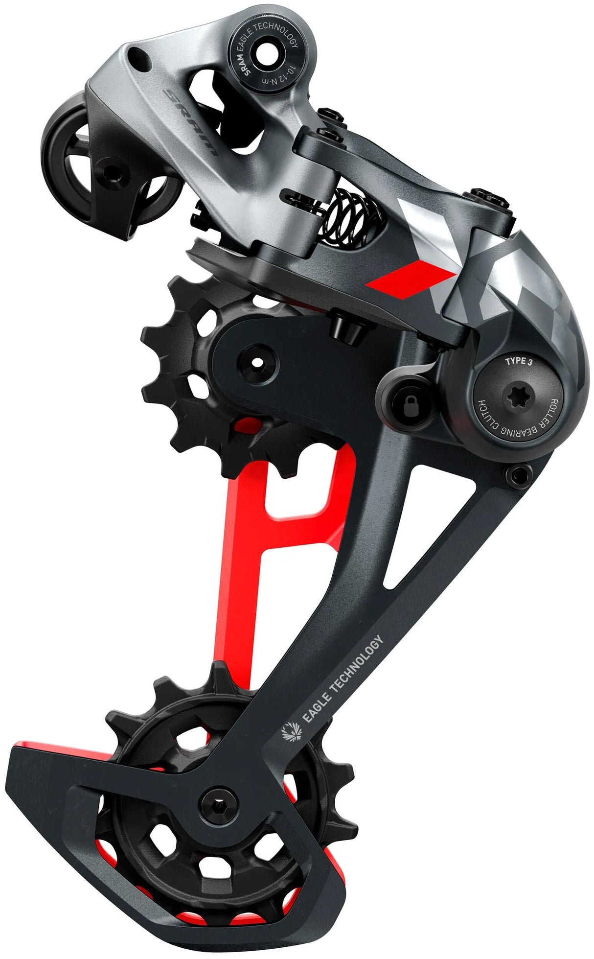 Sram Schaltwerk x01 Eagle Schaltwerk. x01 Eagle 52t rot