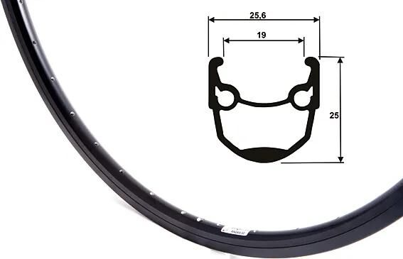 Ryde Felge Andra 10 Felge Andra 10 19-622 36h schwarz