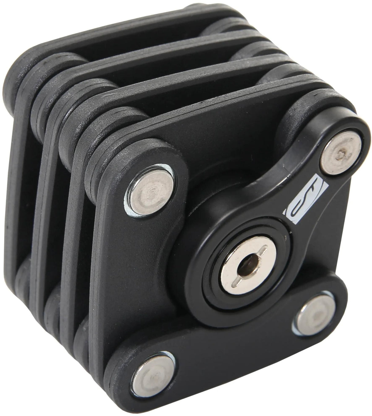 Contec Faltschloss Blocklock CT Faltsteckdose Blocklo 64 cm, schwarz