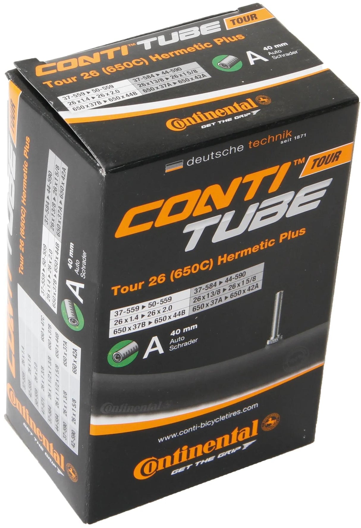 Continental Schlauch Tour 26 Hermetic Plus Conti Tube Tour 26 37 47-559 597 A40 her