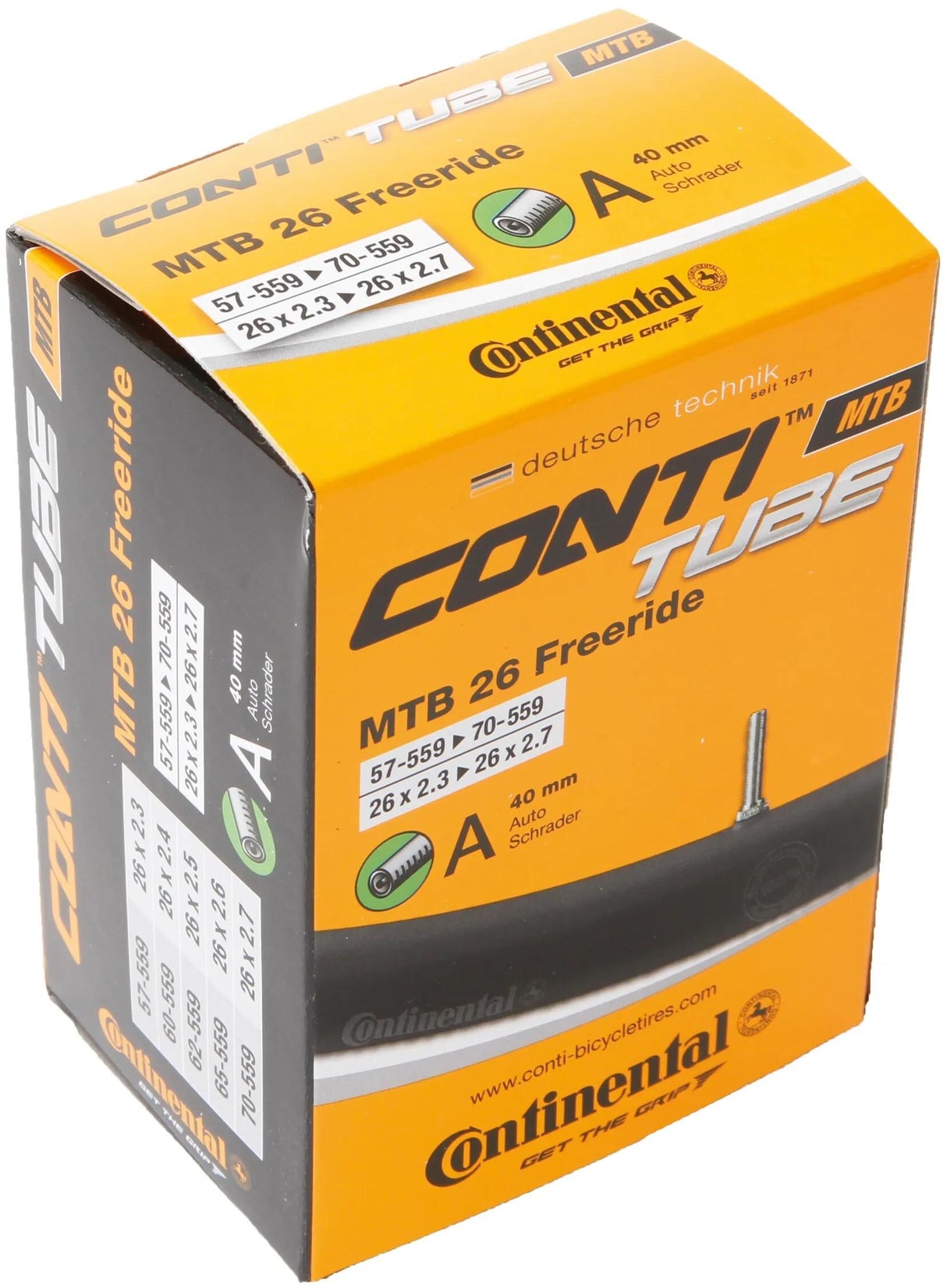 Continental Schlauch MTB 26 Conti Schlauch MTB 26 57 70-559 A40 Fre