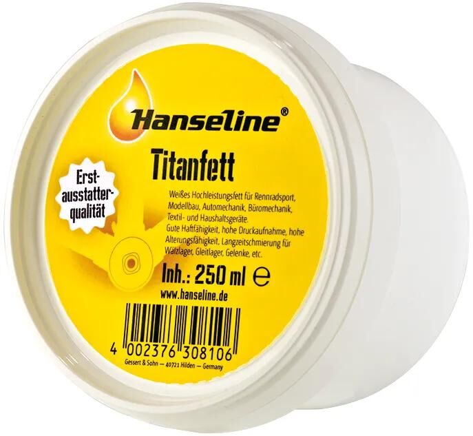 Hanseline Hochleistungsfett Titanfett Fett Haneline Titanfett 250ml